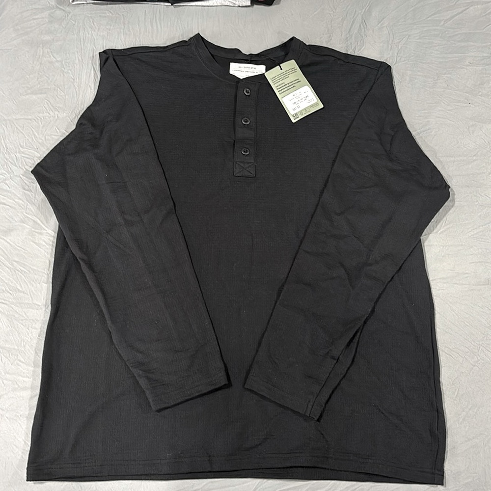REI Cooperative Trailsmith Henley Shirt - Men’s - Black - Large